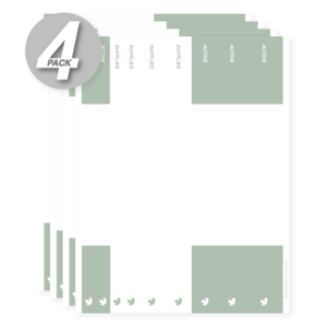 Active Binders Blank Spine Inserts, 4-Pack Cheap Sale New Arrival