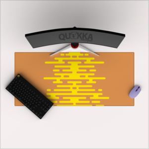 Irregular Rounded Lines Mousepad Deskmat 100% Authentic Sale Online