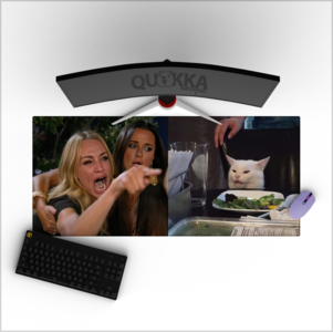 Lady Yells at Cat Meme Deskmat Playmat Mousepad Many Kinds Of Sale Online