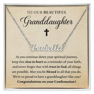 Religious - Confirmation - Blessed in all you do - Our Granddaughter - Name Clearance Store For Sale