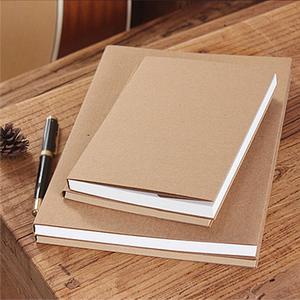 13x19cm 5.1 x 7.48 inch Retro Sketch Blank Notebook Sketch Drawing Book Journal Diary Note Stationery School Office 132 Page Hardcover Notebook Online Cheap Pice