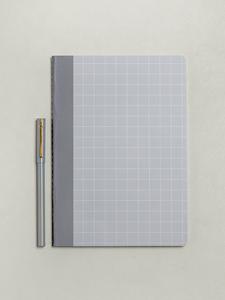 Grey A5 Plain Luxury Notebook Cheap Tumblr
