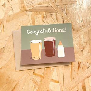Baby Beer Congrats Card Clearance Official Site