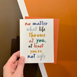 At Least You're Pretty Card Cheap Sale Now