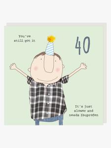 40th Birthday Card Clearance Hot Sale