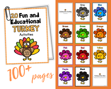 20 Fun and Educational Printable Turkey Activities Cheap Sale Collections