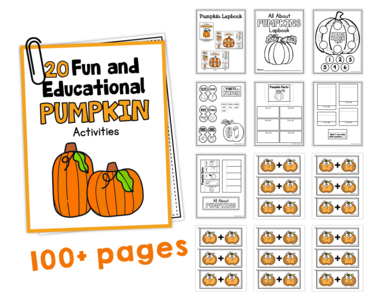 20 PUMPKIN THEMED EDUCATION PRINTABLE ACTIVITIES Best Place