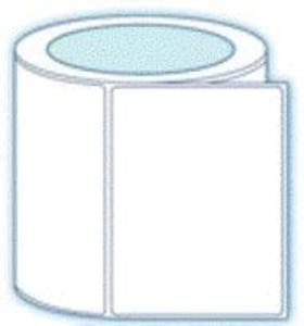 2" x 1" Floodcoated Thermal Transfer Label; 3" Core; 8 Rolls/case; 5500 Labels/roll - Yellow Sast Online