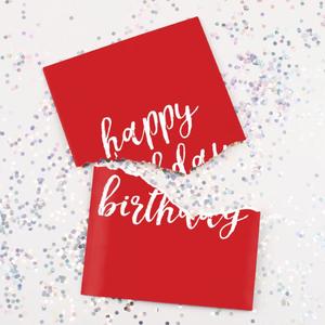 Birthday Endless Card - Joker Greeting Prank Card (Glitter Sound) With Credit Card Free Shipping