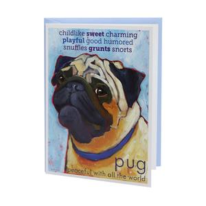 Pug - greeting card Marketable Online