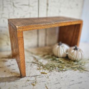 Vintage Handmade Oak Stool Visit New For Sale