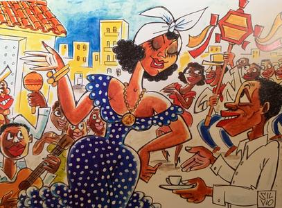 Silvio "Cubana" Post Card Discount Great Deals