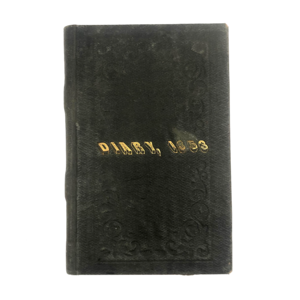 1853 Diary with Many Years of Varied Entries Cheapest For Sale
