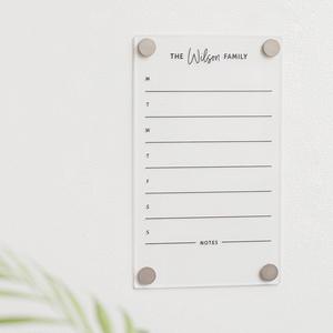 Dry Erase Weekly Planner Manchester