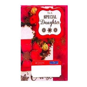 Simon Elvin To A Special Daughter Christmas Card (Pack of 12) Newest Online