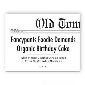 Fancypants Foodie Birthday Greeting Card Shop For Cheap Pice