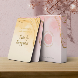 Positive Affirmation Cards with Wooden Stand Cheap Sale Popular