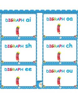 Digraph PowerPoint Bundle 1 - ai, th , oa, ou, ee, ch, sh, ng - three free included in the bundle Free Shipping Online