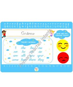 Cursive - Go with the flow - Tricky Word Name Display Chart Clearance Newest