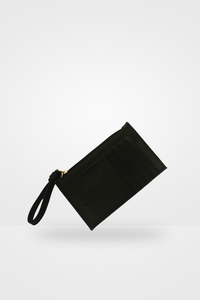 Lou Card Holder in Black Free Shipping For Cheap
