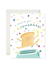 A Toast To You Congratulations Card Sale Extremely