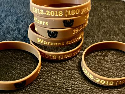 Warrant Officer 100th Year Wristbands Cheap Sale With Paypal