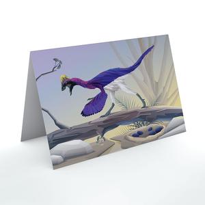 Anzu Paleoscape Dinosaur Greeting Card Get To Buy Sale Online