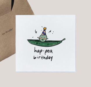Hap-pea Birthday! Clearance Clearance