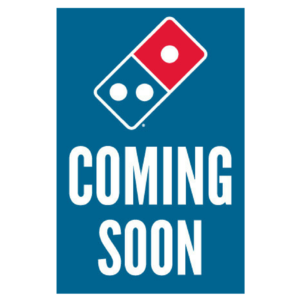 "Coming Soon" Window Cling - MESH Outlet Low Pice Fee Shipping