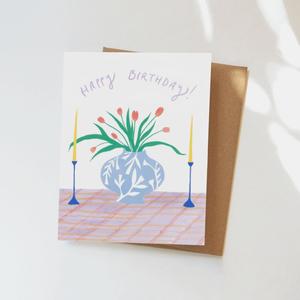 Birthday Tulips Greeting Card Cheap Official