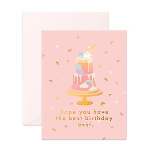 Fox and Fallow - Best Birthday Cake Greeting Card Buy Cheap Manchester