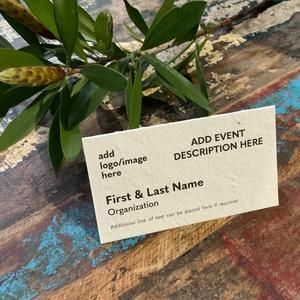 Place Card: (Template) Pick A Best For Sale