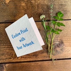 Small Square Folded Card: Custom Print Manchester