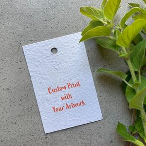 Wide Swing Tag: Custom Print Discount Shop Offer