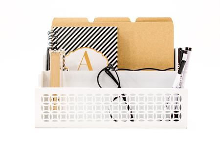 Blu Monaco Wooden Mail Organizer - 2 Tier White Desk Organizer - with Cutout Trellis Design - Rustic Country Letter Sorter - Kitchen Counter Organizer File Folder Holder Free Shipping The Cheapest