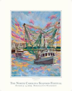 2025 NC Seafood Festival Commemorative Poster Cheap Sale Exclusive