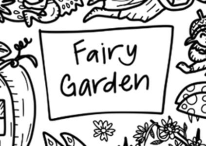 Washable Silicone Coloring Mat - Fairy Garden On Hot Sale