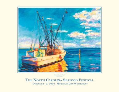 2020 NC Seafood Festival Commemorative Poster Marketable