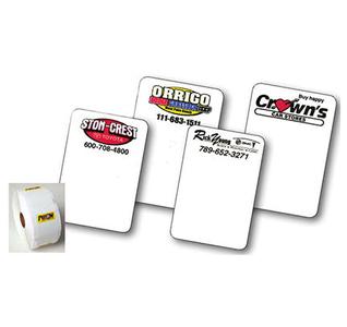 Custom Static Cling Labels 5-in-1 - Rolls of 500 - Minimum order 2 Rolls Clearance 2025 Unisex
