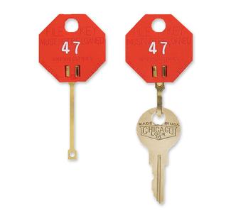 Self-Locking Octagonal Numbered Key Tag - Pack of 20 In China Sale Online