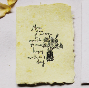 'Mom, You Mean So Much To Me...' Greeting Card 100% Original Cheap Pice