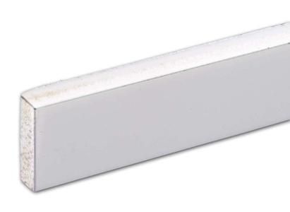 Binding, White, 1/4" Tall x .060 Thick x 48" Long Cheap Sale Latest Collections