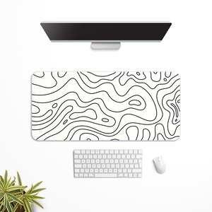 Topography Light Desk Mat | Desk Pad | Mouse Pad Newest Cheap Pice