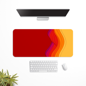 Beautiful Red Flow Pattern Desk Mat | Desk Pad | Mouse Pad Quality Free Shipping Outlet