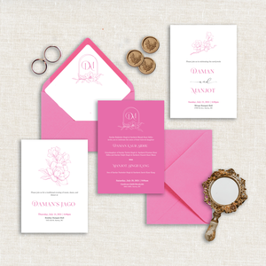 Fuchsia Flair Invitation Set Really Cheap Shoes Online