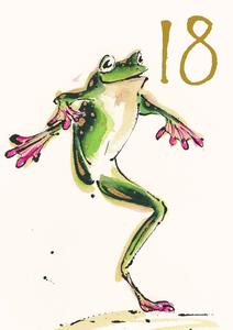 Age 18 Dancing Frog Card Sale Good Selling