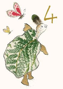Age 4 Dancing Tortoise Card Huge Surprise For Sale