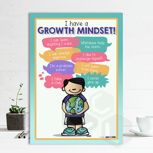 'I Have a Growth Mindset' Poster Clearance 2025