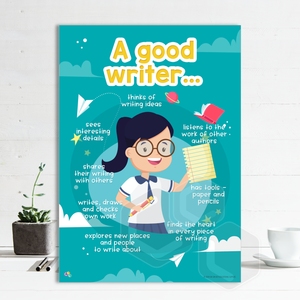 'A Good Writer' Poster Free Shipping Shop Offer