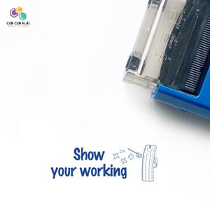 'Show Your Working' Self-Inking Stamp Outlet With Paypal Order